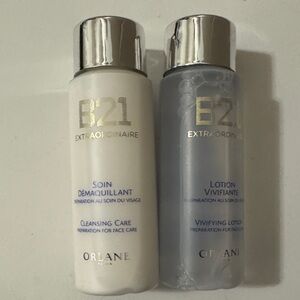 Orlane B21 Extraordinaire Cleansing Care and Vivifying Lotion Set. 60ml each
